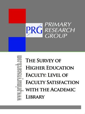 cover image of The Survey of Higher Education Faculty